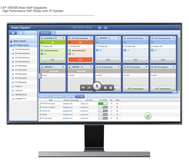AP-SRD100 Smart RoIP Dispatcher  | AddPac